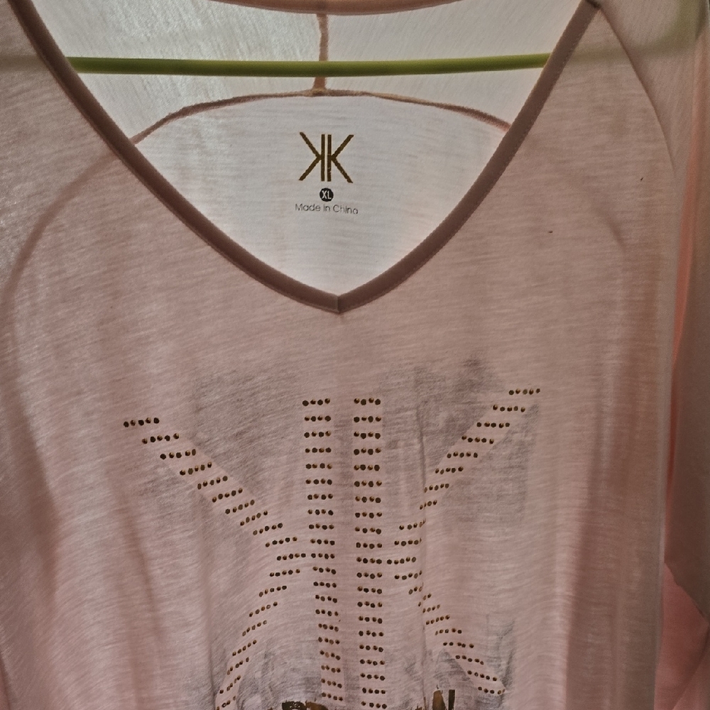 Kardashian Kollection Pink Blouse